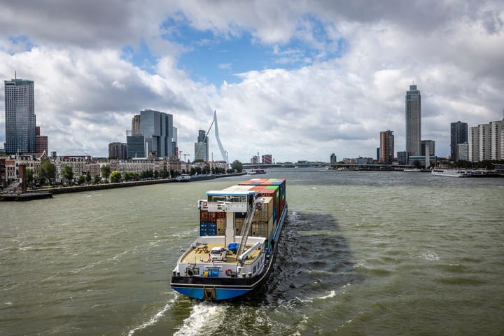 Rotterdam mit Erasmusbrücke